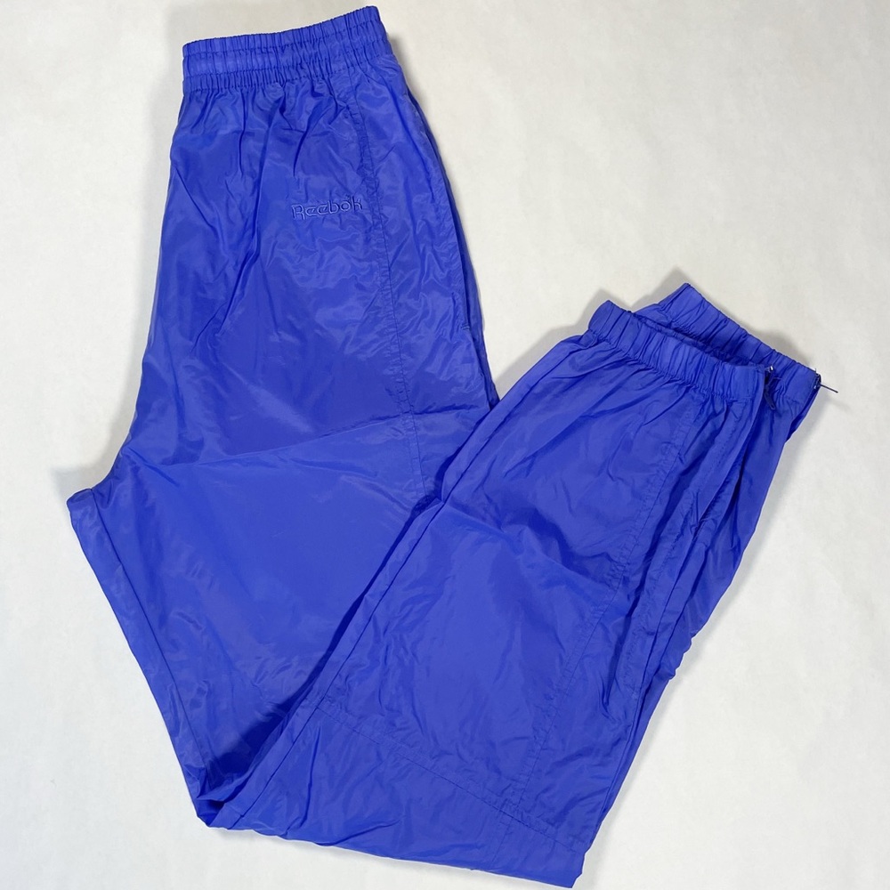 Vintage 90s Reebok Windbreaker Purple/Blue Track Pant Joggers